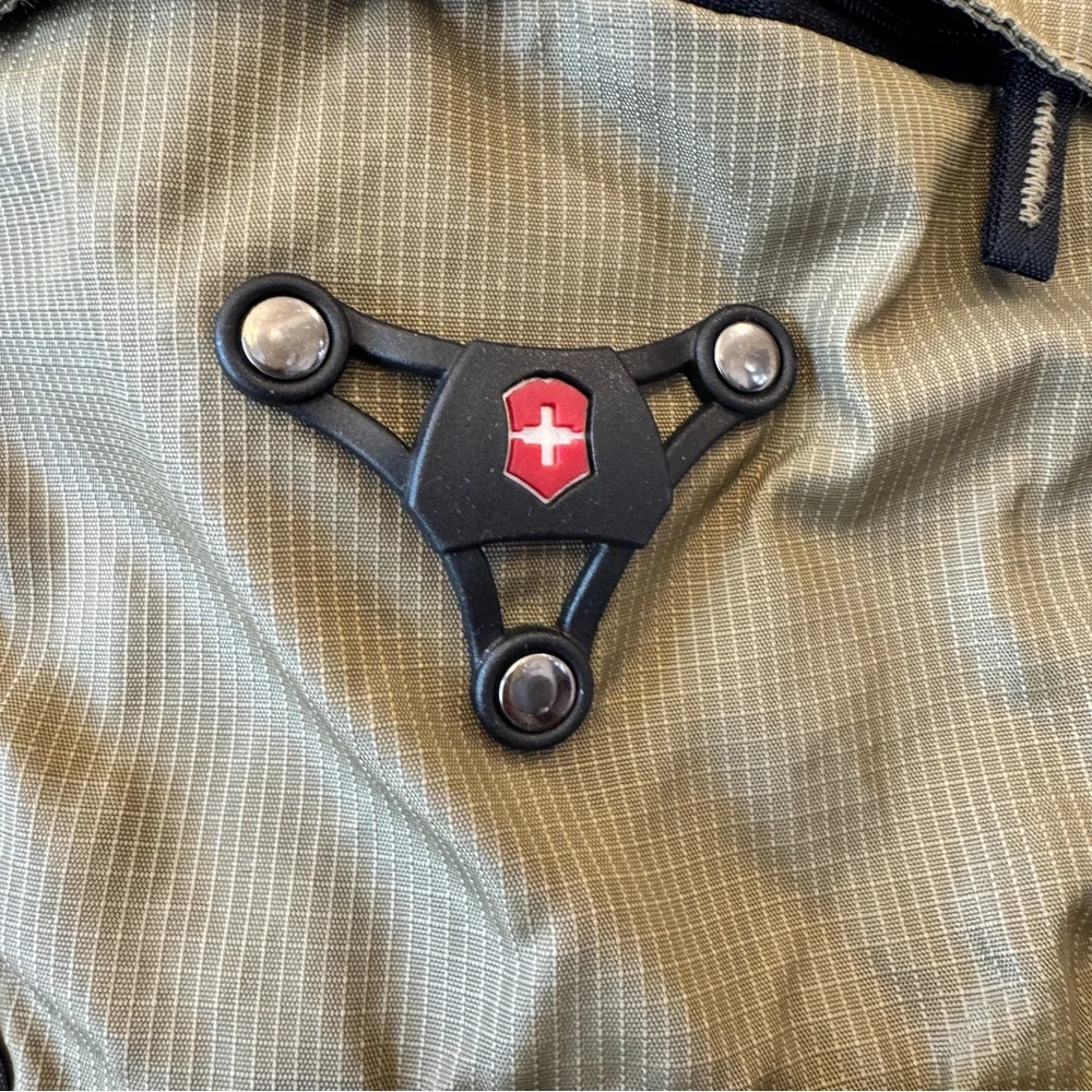 Victorinox‎ Swiss Army Backpack Green Black Padded Multi Pockets